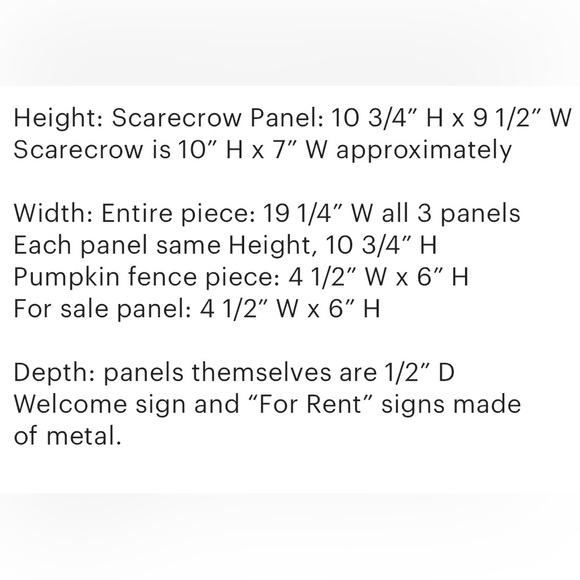 Fall Scarecrow Tabletop Screen - Picture 8 of 8